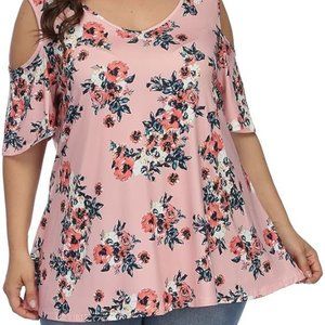 2XL Womens Floral Top
